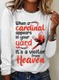 Women's Long Sleeve Blouse Spring/Fall Animal Crew Neck Daily Going Out Casual Top