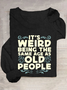 Women's Long Sleeve Blouse Spring/Fall Text Letters Crew Neck Daily Going Out Casual Top