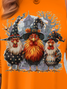 Women's Long Sleeve Tee T-shirt Spring/Fall Halloween Printing Jersey Crew Neck Daily Going Out Vintage Top