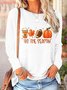 Women's Long Sleeve Blouse Spring/Fall Halloween Jersey Crew Neck Daily Going Out Casual Top