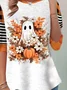 Women's Long Sleeve Tee T-shirt Spring/Fall Halloween Jersey Crew Neck Daily Going Out Casual Top