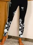 Women's Floral Casual All Season Long Leggings