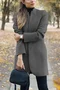 Women's Autumn Outerwear Casual Plain Long Sleeve Jacket