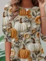 Women's Long Sleeve Tee T-shirt Spring/Fall Halloween Jersey Crew Neck Daily Going Out Casual Top
