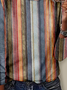 Women's Abstract Stripes Long Sleeve Tee T-shirt Crew Neck Casual Spring/Fall Top