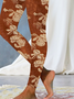 Women's Floral Casual All Season Long Leggings
