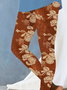 Women's Floral Casual All Season Long Leggings