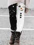 Women's Casual Christmas Jersey All Season Long Leggings