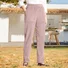 Women's Trousers Daily Going Out Casual Fluff/Granular Fleece Fabric Plain Spring/Fall Pants