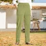 Women's Trousers Daily Going Out Casual Fluff/Granular Fleece Fabric Plain Spring/Fall Pants