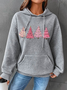 Women's Christmas Tree Spring/Fall Long Sleeve Casual Daily Hoodie