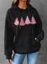 Women's Christmas Tree Spring/Fall Long Sleeve Casual Daily Hoodie