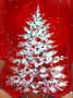 Women's Long Sleeve Tee T-shirt Spring/Fall Christmas Tree Printing Jersey Crew Neck Holiday Going Out Casual Top