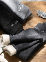 Women's Casual Plain Winter Ankle Pants Leggings