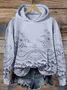 Women's Hoodie 3D Flowers Casual Spring/Fall Long Sleeve Sweatshirt
