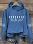 Women's Text Letters Spring/Fall Long Sleeve Casual Daily Hoodie