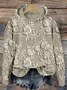 Women's 3D Flowers Spring/Fall Long Sleeve Vintage Daily Hoodie