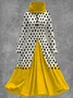 Women's Long Sleeve All Season Plain Dress Hooded Daily Going Out Vintage Maxi A-Line Fit & Flare Dress