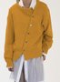 Women's Vintage Spring/Fall Plain Cardigan