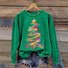 Women's Crew Neck Christmas Casual Spring/Fall Long Sleeve Sweatshirt