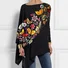 Women's Long Sleeve Blouse Spring/Fall Floral Jersey Crew Neck Daily Going Out Casual Top