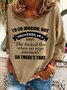 Women Text Letters Crew Neck Casual Spring/Fall Long Sleeve Sweatshirt