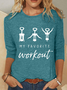 Women's Long Sleeve Blouse Spring/Fall Christmas Crew Neck Daily Going Out Casual Top