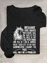 Women's Long Sleeve Blouse Spring/Fall Animal Cotton-Blend Crew Neck Daily Going Out Casual Top