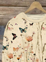 Women's Crew Neck Floral Casual Spring/Fall Cotton Long Sleeve Sweatshirt