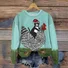Women's Crew Neck Animal Casual Spring/Fall Long Sleeve Sweatshirt