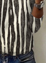 Women's Long Sleeve Tee T-shirt Spring/Fall Zebra Jersey Crew Neck Daily Going Out Casual Top