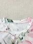 Women's Floral Long Sleeve Tee T-shirt Spring/Fall 3D Printing Crew Neck Casual Top