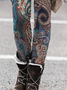 Women's Casual Ethnic Jersey All Season Long Leggings
