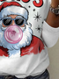 Women's Long Sleeve Tee T-shirt Spring/Fall Christmas Jersey Crew Neck Daily Going Out Casual Top