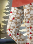 Women's Casual Geometric Jersey All Season Long Leggings