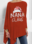 Women's Long Sleeve Blouse Spring/Fall Christmas Jersey Crew Neck Daily Going Out Casual Top