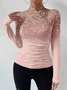 Women's Long Sleeve Blouse Spring/Fall Ombre Daily Going Out Casual Top