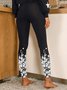 Women's Casual 3D Printing Jersey All Season Long Leggings