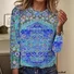 Women's Long Sleeve Tee T-shirt Spring/Fall Floral Jersey Crew Neck Daily Going Out Casual Top