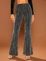 Women 3D Printing Long Pant Casual Spring/Fall Trousers