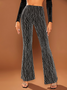Women 3D Printing Long Pant Casual Spring/Fall Trousers