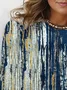 Women's Long Sleeve Tee T-shirt Spring/Fall Abstract Jersey Crew Neck Daily Going Out Casual Top