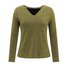 Women's Long Sleeve Tee T-shirt Spring/Fall Plain V Neck Daily Going Out Casual Top