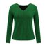 Women's Long Sleeve Tee T-shirt Spring/Fall Plain V Neck Daily Going Out Casual Top