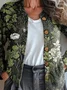 Women's Vintage Spring/Fall Ethnic Knitted Floral Cardigan