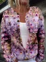 Women's Vintage Spring/Fall Floral Knitted Cardigan