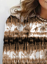 Women's Long Sleeve Tee T-shirt Spring/Fall Tie-Dye Pattern Jersey Crew Neck Daily Going Out Casual Top