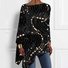 Women's Long Sleeve Blouse Spring/Fall Floral Jersey Crew Neck Daily Going Out Casual Top