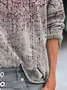Women's Floral Long Sleeve Tee T-shirt Crew Neck Casual Spring/Fall Vintage Top