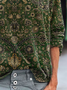 Women's Long Sleeve Tee T-shirt Spring/Fall Ethnic Jersey Crew Neck Daily Going Out Casual Top